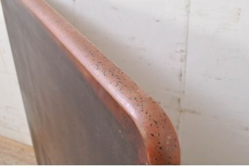 和製ビンテージ　特大　津軽塗り独特の斑点模様が目を引く角盆(トレー、お盆、ヴィンテージ)(R-069225)