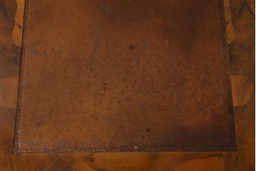 中古　美品　C.M.T.社　CONSORZIO MOBILIERI D'ARTE　象嵌入り　品のある佇まいの猫脚ドレッサー(デスク、コンソールテーブル、机、化粧台、鏡台、ミラー)(R-069229)