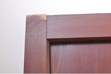 アンティーク建具　レーザー組子入れます!　和モダンな空間作りにおすすめなガラス帯戸4枚セット(引き戸、ガラス戸、板戸)(R-069231)