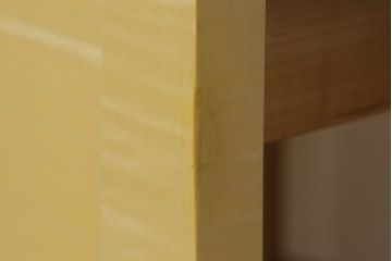  中古　美品　IDC大塚家具取り扱い　オーダー品　松創　ホワイトシカモア材　魅力的なデザインが目を惹くチェア4脚セット(ダイニングチェア、椅子、イス)(定価4脚で約60万円)(R-069236)