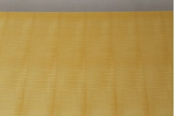中古　美品　IDC大塚家具取り扱い　オーダー品　松創　ホワイトシカモア材のシンプルなダイニングテーブル(作業台、食卓、2人掛け、4人掛け、二人掛け、四人掛け)(定価約80万円)(R-069237)