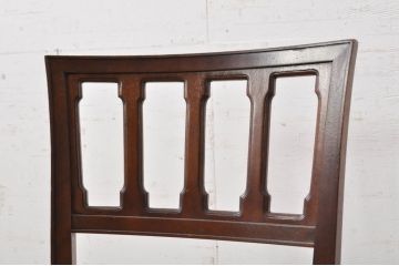 中古　DREXEL HERITAGE(ドレクセルヘリテイジ)　後脚のなめらかな曲線が個性的なマホガニー製のチェア(ダイニングチェア、椅子、イス)(R-069238)
