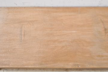 和製アンティーク　銀杏(イチョウ)　一枚板　組立て式で便利な裁ち板(ローテーブル、ローボード、作業台、飾り台、陳列台、テレビ台、テレビボード)(R-069245)
