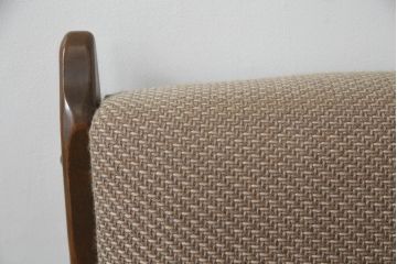 中古　美品　神戸洋家具　永田良介商店　クラシカルな佇まいが魅力の1人掛けソファ2脚セット(一人掛け、アームチェア、椅子、イス、いす)(R-069247)