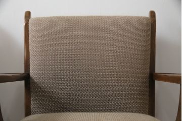 中古　美品　神戸洋家具　永田良介商店　クラシカルな佇まいが魅力の1人掛けソファ2脚セット(一人掛け、アームチェア、椅子、イス、いす)(R-069247)