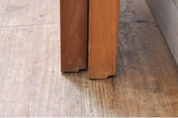 アンティーク建具　趣のある和の空間を演出する書院ガラス窓2枚セット(引き戸、ガラス戸、書院戸)(R-069251)