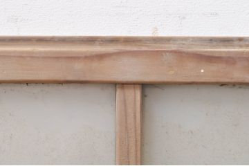 アンティーク建具　レトロな空間作りにおすすめな小さなガラス窓2枚セット(引き戸、ガラス戸)(R-069252)