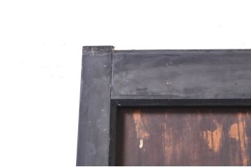 アンティーク建具　レーザー組子入れます!　上質な和の趣を感じさせるガラス帯戸2枚セット(引き戸)(R-069259)