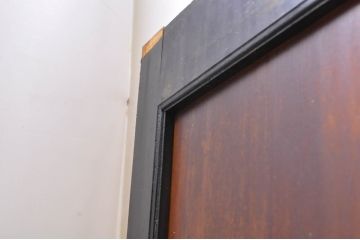アンティーク建具　レーザー組子入れます!　和モダンな空間を演出するガラス帯戸4枚セット(引き戸、ガラス戸、板戸)(R-069260)