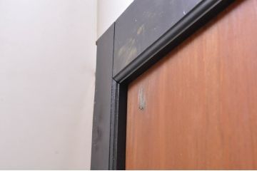 アンティーク建具　レーザー組子入れます!　和モダンな空間を演出するガラス帯戸4枚セット(引き戸、ガラス戸、板戸)(R-069260)