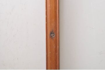アンティーク建具　ペイント仕上げ限定　レトロな雰囲気づくりにおすすめな玄関戸2枚セット(ガラス戸、引き戸)(R-069261)