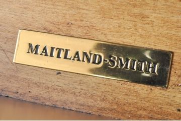 中古　MAITLAND SMITH(メートランドスミス)　天板大理石　優美な彫刻と艶のある木肌が美しい特大チェスト(コモード、サイドボード、サイドチェスト、引き出し、店舗什器)(定価約165万円)(R-069267)