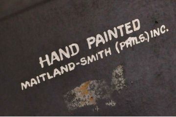 中古　MAITLAND SMITH(メートランドスミス)　エレガントで豪華絢爛な花柄デザインが魅力的なコンソールテーブル(サイドテーブル、飾り棚、花台、店舗什器)(定価約60万円)(R-069270)