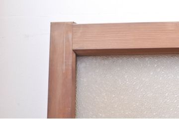 アンティーク建具　大正ロマン　ノスタルジックな雰囲気を醸し出すガラス戸4枚セット(引き戸)(R-069271)