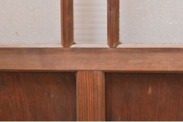 アンティーク建具　大正ロマン　ノスタルジックな雰囲気を醸し出すガラス戸4枚セット(引き戸)(R-069271)