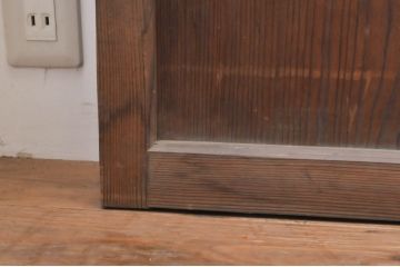 アンティーク建具　大正ロマン　ノスタルジックな雰囲気を醸し出すガラス戸4枚セット(引き戸)(R-069271)