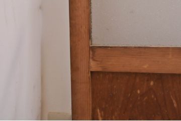 アンティーク建具　大正ロマン　ノスタルジックな雰囲気を醸し出すガラス戸4枚セット(引き戸)(R-069271)
