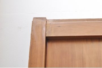 アンティーク建具　明るい木味の温もり溢れる障子帯戸4枚セット(引き戸、障子戸)(R-069275)