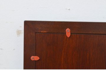中古　美品　松本民芸家具　シンプルなデザインと深みのある色合いが素敵な額縁(木製フレーム)(R-069286)
