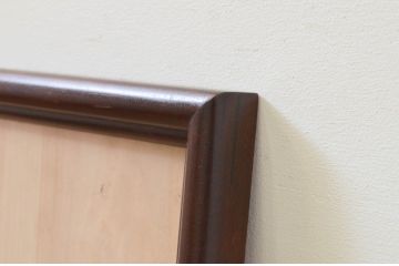 中古　美品　松本民芸家具　シンプルなデザインと深みのある色合いが素敵な額縁(木製フレーム)(R-069287)