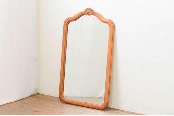 中古　DREXEL HERITAGE(ドレクセルヘリテイジ)　上品な佇まいが魅力的なウォールミラー(壁掛け鏡)(R-069289)