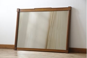 中古　美品　DREXEL HERITAGE(ドレクセルヘリテイジ)　Triune(トライユン) クラシカルな雰囲気のウォールミラー(壁掛け鏡、店舗什器)(R-069290)