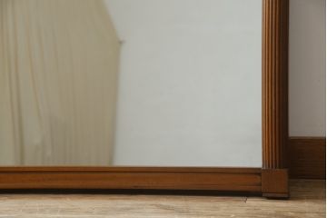 中古　美品　DREXEL HERITAGE(ドレクセルヘリテイジ)　Triune(トライユン) クラシカルな雰囲気のウォールミラー(壁掛け鏡、店舗什器)(R-069290)