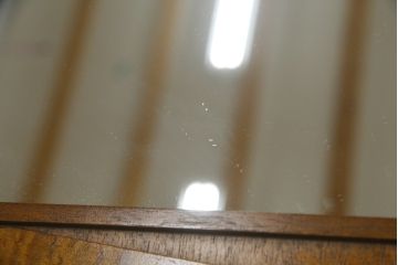 中古　美品　DREXEL HERITAGE(ドレクセルヘリテイジ)　Triune(トライユン) クラシカルな雰囲気のウォールミラー(壁掛け鏡、店舗什器)(R-069290)