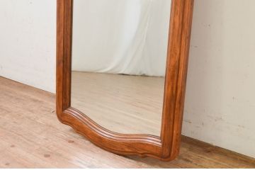 中古　美品　DREXEL HERITAGE(ドレクセルヘリテイジ)　重厚なつくりが高級感を醸し出すウォールミラー(壁掛け鏡、店舗什器)(R-069291)
