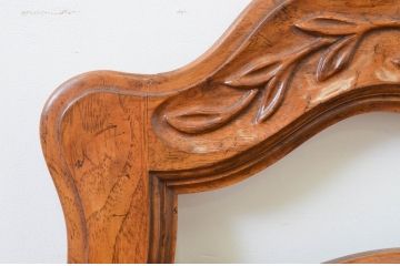 中古　美品　DREXEL HERITAGE(ドレクセルヘリテイジ)　重厚なつくりが高級感を醸し出すウォールミラー(壁掛け鏡、店舗什器)(R-069291)