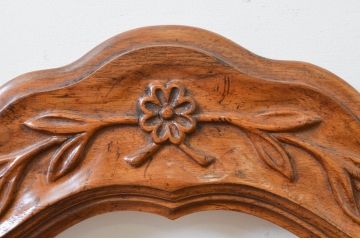中古　美品　DREXEL HERITAGE(ドレクセルヘリテイジ)　重厚なつくりが高級感を醸し出すウォールミラー(壁掛け鏡、店舗什器)(R-069291)