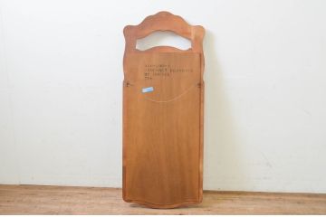 中古　美品　DREXEL HERITAGE(ドレクセルヘリテイジ)　重厚なつくりが高級感を醸し出すウォールミラー(壁掛け鏡、店舗什器)(R-069291)