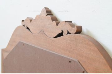 中古　DREXEL HERITAGE(ドレクセルヘリテイジ)　重厚なつくりが高級感を醸し出すウォールミラー(姿見、壁掛け鏡)(R-069292)