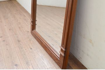 中古　DREXEL HERITAGE(ドレクセルヘリテイジ)　重厚なつくりが高級感を醸し出すウォールミラー(姿見、壁掛け鏡)(R-069293)