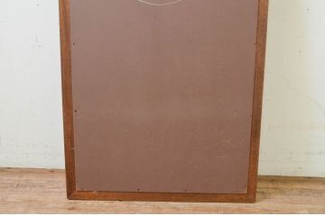 中古　DREXEL HERITAGE(ドレクセルヘリテイジ)　重厚なつくりが高級感を醸し出すウォールミラー(姿見、壁掛け鏡)(R-069293)