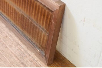 アンティーク建具　和の空間作りにおすすめな筬(オサ)欄間1枚(明り取り、明かり取り、オサランマ、格子ランマ)(R-069294)