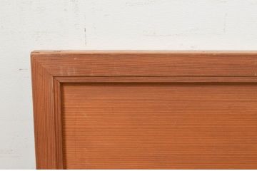 アンティーク建具　落ち着いた和の空間を演出する透かし彫り欄間1枚(明り取り、明かり取り)(R-069305)
