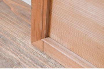 アンティーク建具　落ち着いた和の空間を演出する透かし彫り欄間1枚(明り取り、明かり取り)(R-069305)