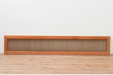 アンティーク建具　上質な和の雰囲気を高める筬(オサ)欄間1枚(明り取り、明かり取り、オサランマ、組子格子)(R-069306)