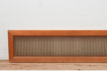 アンティーク建具　上質な和の雰囲気を高める筬(オサ)欄間1枚(明り取り、明かり取り、オサランマ、組子格子)(R-069306)