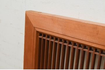 アンティーク建具　上質な和の雰囲気を高める筬(オサ)欄間1枚(明り取り、明かり取り、オサランマ、組子格子)(R-069306)