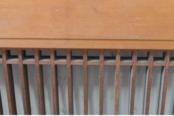 アンティーク建具　上質な和の雰囲気を高める筬(オサ)欄間1枚(明り取り、明かり取り、オサランマ、組子格子)(R-069306)