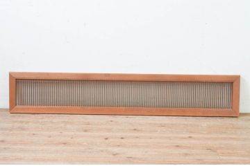 アンティーク建具　上質な和の雰囲気を高める筬(オサ)欄間1枚(明り取り、明かり取り、オサランマ、組子格子)(R-069306)