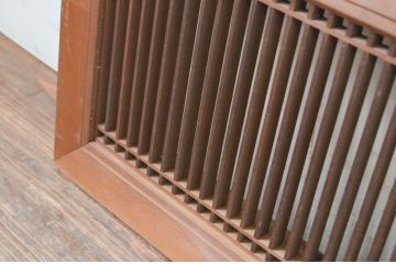 アンティーク建具　上質な和の雰囲気を高める筬(オサ)欄間1枚(明り取り、明かり取り、オサランマ、組子格子)(R-069306)