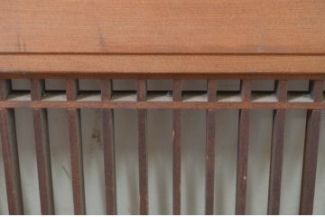 アンティーク建具　上質な和の雰囲気を高める筬(オサ)欄間1枚(明り取り、明かり取り、オサランマ、組子格子)(R-069306)