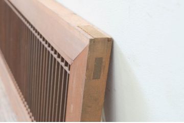アンティーク建具　上質な和の雰囲気を高める筬(オサ)欄間1枚(明り取り、明かり取り、オサランマ、組子格子)(R-069306)