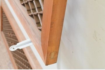 アンティーク建具　上品な和の空間を演出する組子欄間2枚セット(明り取り、明かり取り)(R-069310)