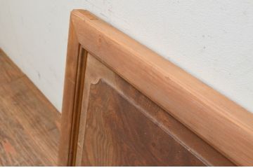 アンティーク建具　欅(ケヤキ)材一枚板　味のある木目が魅力的な欄間1枚(明り取り、明かり取り)(R-069319)