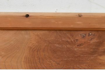 アンティーク建具　欅(ケヤキ)材一枚板　味のある木目が魅力的な欄間1枚(明り取り、明かり取り)(R-069319)