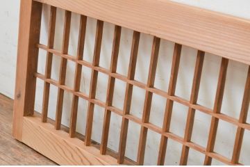 アンティーク建具　和の空間を盛り上げる格子欄間1枚(明り取り、明かり取り)(R-069322)